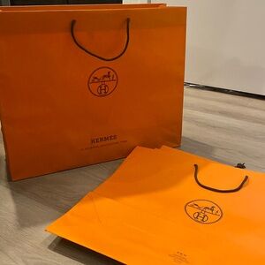 Hermes Large Gift Bag Shopping Bag